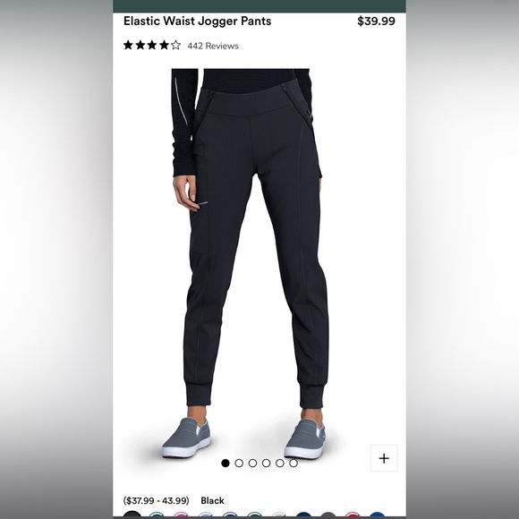 Cherokee Infinity Jogger Scrub Pants Medium - Picture 3 of 3